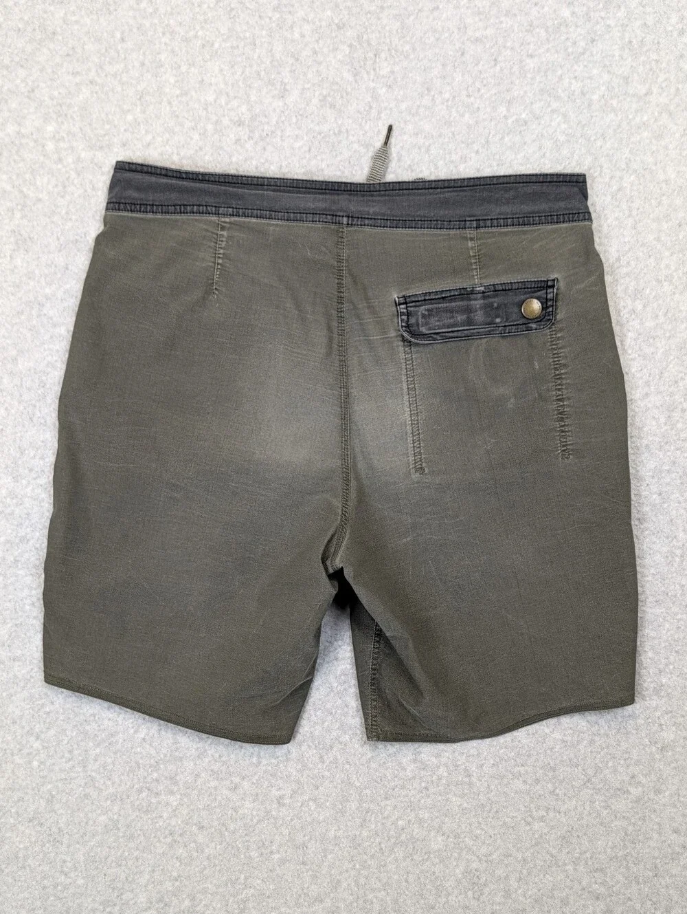 Roark Revival Well Worn Board Shorts Men's 32 Green Hybrid Hiking